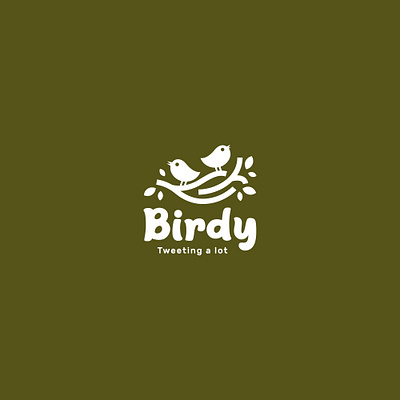 Birdy Logo Design bird birdy branddesign brandidentity branding branding concept chat communication design discussion green leaf logo logo design logodesign nature talk tree tweet twitter