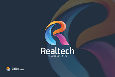 Realtech - Logo Template 3d 3d letter abstract animation branding concept creative design graphic design illustration logo logo template motion graphics ui vector