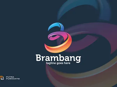 Brambang / B Letter - Logo Template 3d 3d letter abstract animation branding concept creative design graphic design illustration logo logo template motion graphics synthwave typegraphic ui vector