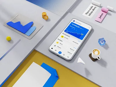 Crypto Wallet app 3d app application bank bitcoin btc card chart clean crypto cryptocurrencies cryptowallet finance money ui wallet wallet app