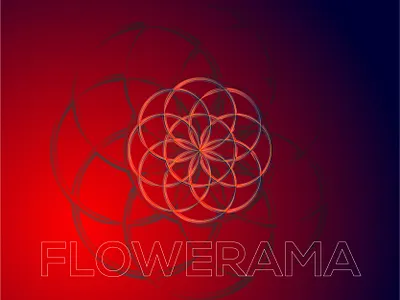 FLOWERAMA Concept Illustration art blackonewhitegk concept design firebeez gradient gradientart gradientillustration illustration illustrator
