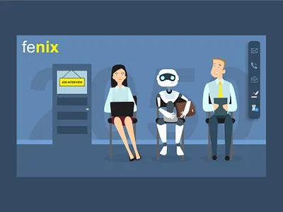 Futur Interview Vector branding design dribbble graphic design illustration logo ui ux vector