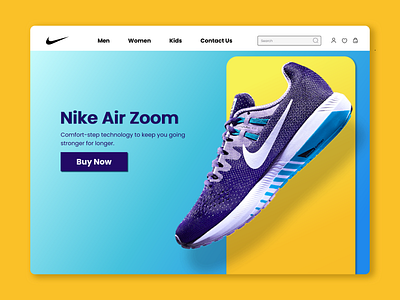 #DailyUi 003 - Landing Page daily ui daily ui 002 designer jamaican ui jamaican ui designer jamaican ui designers landing page nike nike landing page shoe landing page ui ui design