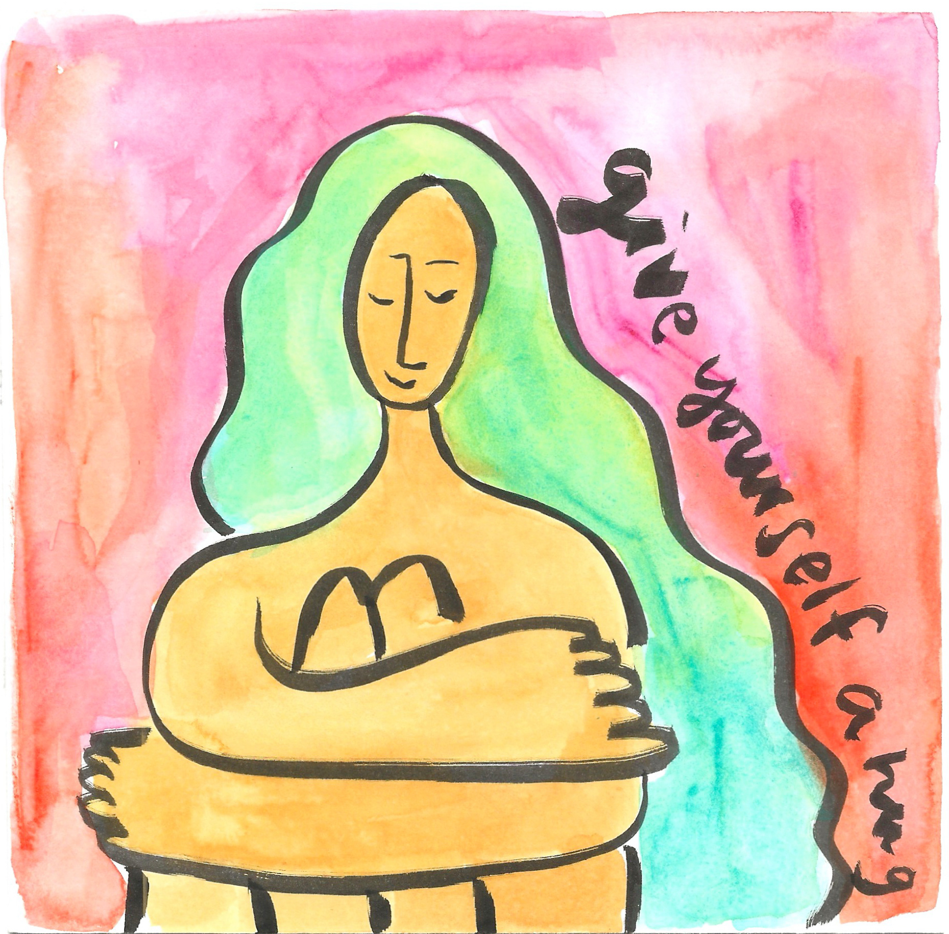 Example of Give Yourself a Hug