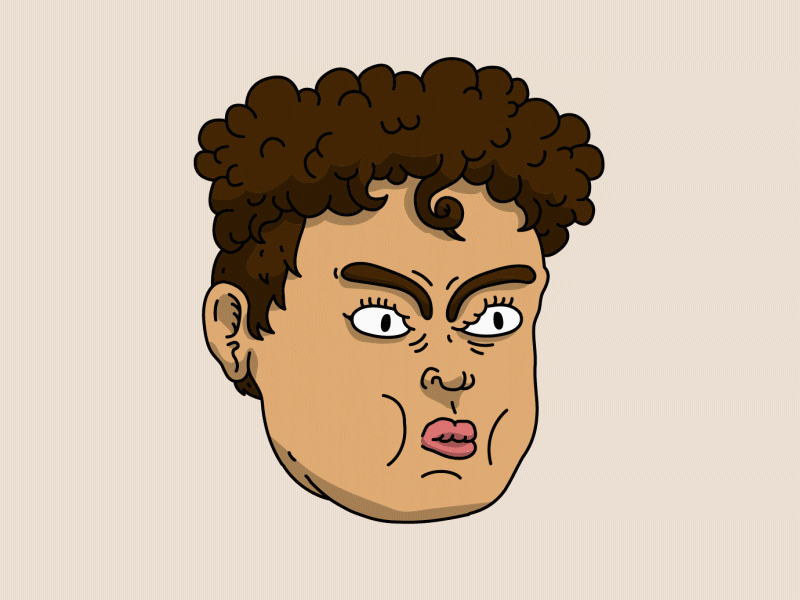 Head 360 animation cartoon decoration design doodle illustration illustrations vector