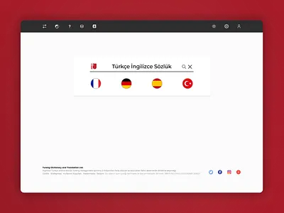 Redesign of Tureng's Landing Page design dictionary landing page redesign ui ux web design