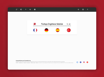 Redesign of Tureng's Landing Page design dictionary landing page redesign ui ux web design