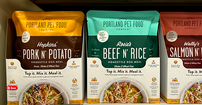 Portland Pet Food II branding packaging typography