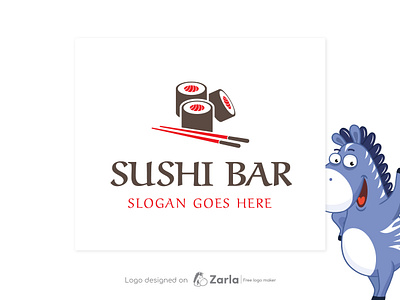 Sushi Logo branding free logo free logo maker japanese restaurant logo logo logo design logo maker sushi logo