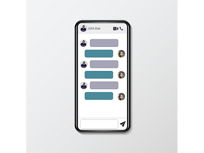 Direct Messaging design graphic design mobile design ui