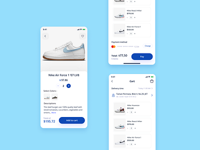 Sneakers Marketplace Mobile App Concept animation app branding design graphic design icon logo mobileapp sneakers ui uiux