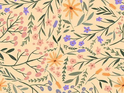 Studio Geneva // April Showers surface design australian surface designer design fabric design floral illustration floral pattern floral surface design illustration illustration art illustrator surface design surface design inspiration surface designer surface pattern design textile design