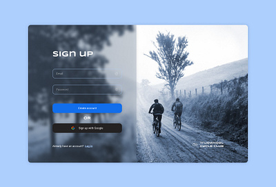 Sign up ui ux webdesign