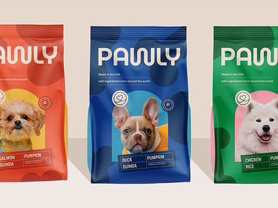 Branding & Packaging Design for Pawly 🦴 animals branding cat cute dog dog food food health logo packaging packaging design pet pet care pet food puppy