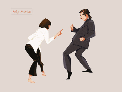 Pulp Fiction illustration