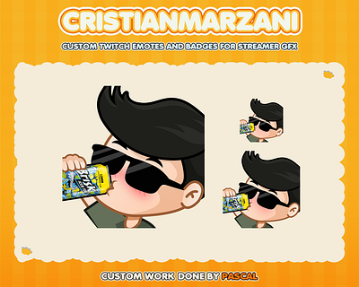 Custom emotes for twitch, youtube, discord and facebook chibi emotes chibi guy emotes cool guy emotes custom emotes twitch cute emotes cuy emotes design gamers emotes guy emotes human emotes twitch emotes