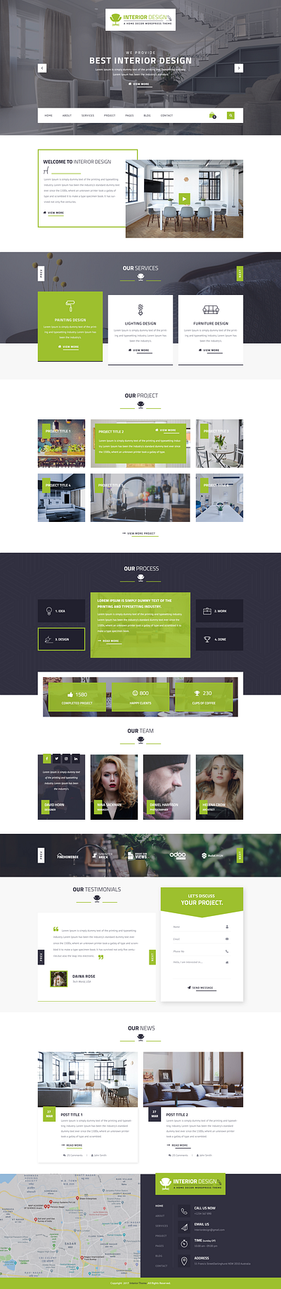 Buy Kitchen Design WordPress Theme For Kitchen And Interior Site kitchen design wordpress theme