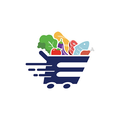 Supermarket E Logo For Sale app beautiful branding colourful design e r y u i o p l k j h g f d s m graphic design grocery cart grocery stores icon illustration letter e logo logo for sale modern online supermarket businesses supermarket e logo symbol ui unique