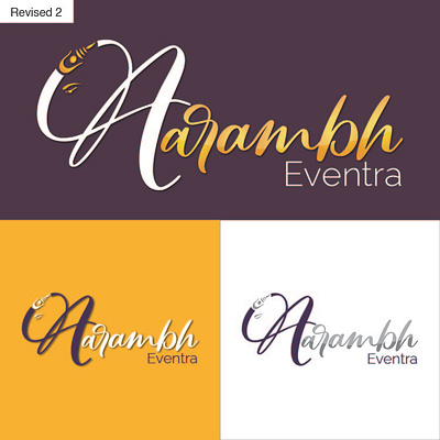 Aarambh Eventra branding branding design cmyk design logo vector