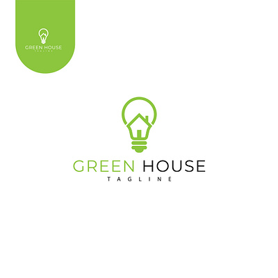 Green House Logo app branding company design icon illustration logo property ui ux vector