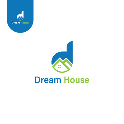Dream House Logo app branding company design dream house icon illustration logo property ui ux vector