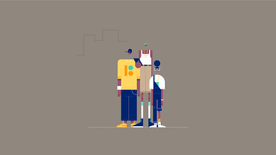 the crew characters design illustration people retro style styletest vector website