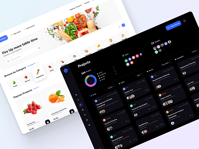 Xela Design System - Dark & Light templates dark theme design system figma prototyping swiftui template templates ui kit