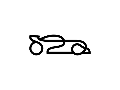 Single-Line Car Logo auto automotive branding car cars custom flat icon identity illustration line logo logomark minimal monoline performance ride single-line vector vehicle