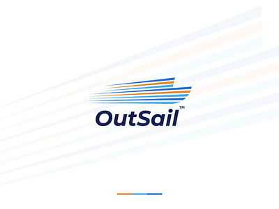 OutSail Logo Design v2 branding business cargo ship cargo ship logo concept creative gradient identity logo logo design mark minimalist modern sea ship ship logo ship logo design trust