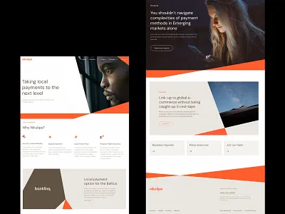 Nikulipe homepage andstudio branding design homepage illustration minimal ui web