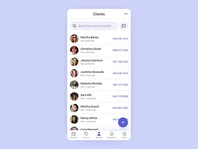 Repito App. Send Bulk Message adobe xd animation app app design clients crm customers interaction interface message mobile motion prototype send ui ux