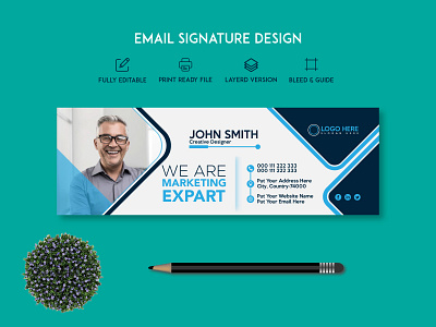 Professional Email Signature Template phone