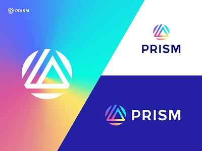 Abstract Logo Design - Web3 / Blockchain / Crypto / Pyramid abstract logo bitcoin ethereum brand colorful crypto blockchain web3 data saas design finance financial fintech geometry geometric gradient icon logo logodesign logotype modern nft prism pyramid triangle software symbol tech technology