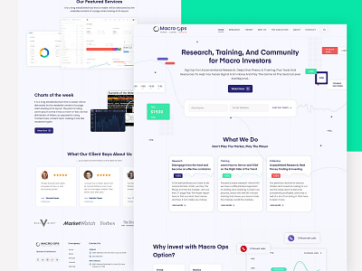 MacroOps - an investing research firm branding classic webiste education firm investing firm macro company minimal minimal design modern modern website research firm traders ui ui design ux web design website website ui
