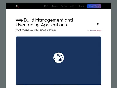 Qodeca Agency Homepage agency animation design showreel ui ux web