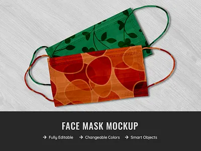 Face Mask Mockup covid19