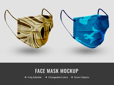 Face Mask Mockup brand