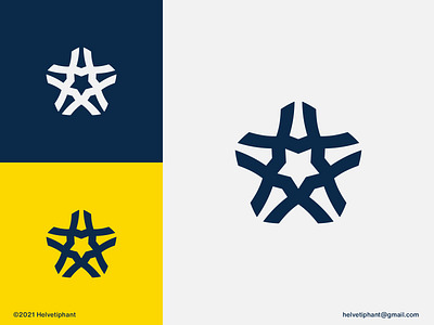 Medal Star - logo concept 5 point star brand design branding creative logo custom logo flat logo icon line logo logo design logo design concept logo designer logotype mark medal logo minimalist logo modern logo sports logo star logo x letter logo x treme