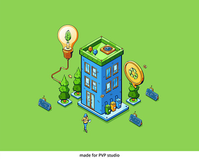 Social responsibility 2d art creative design drawing illustration isometric vector