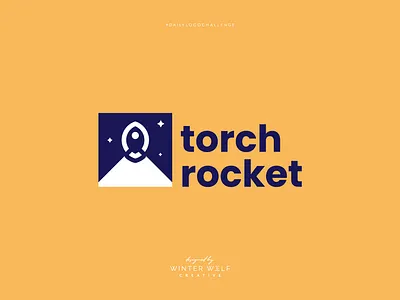 #DailyLogoChallenge Day 1 daily logo challenge graphic design logo rocket logo winter wolf creative
