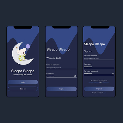 Daily UI:001 Challenge - Mobile app sign up app brainster design figma practice ui ux