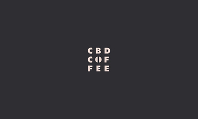 CBD Coffee beverage brand cbd clean coffee design drinks icon identity logo mark relax square symbol type word