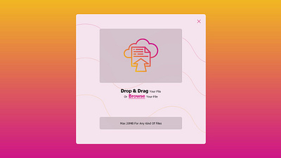 File Upload - Daily UI 031 app appdesign dailyui dailyui031 design file fileupload graphic design ui uiux upload ux web webdesign