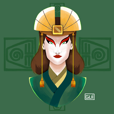 Avatar Kyoshi avatar illustration portrait