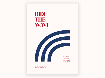Ride The Wave - Print artwork jonathan alsop poster print ride the wave