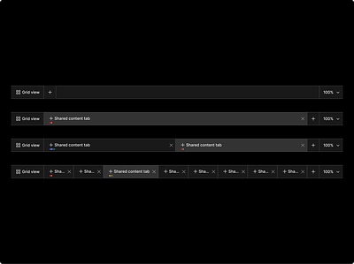 Tabs - Riff components dark theme product design tabs ui ux