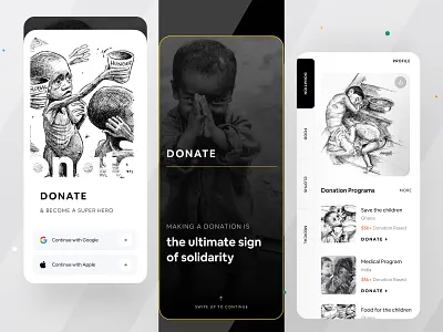 Making a donation is the ultimate sign of solidarity animation branding charity cherity creative design donation dribbble best shot dribbble top shot gradient graphic design illustration logo template top designers dribbble trend 2021 ui ux