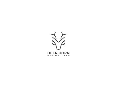 Deer logo branding design logo logo design minimal vector