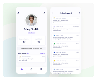 Shiba gallery app app design gallery app mobile design ui ux