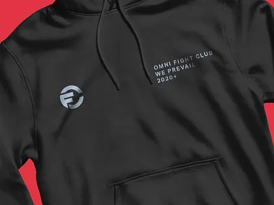 Omni Fight Club - We Prevail Hoodie brand design brand identity branding design graphic design illustration website
